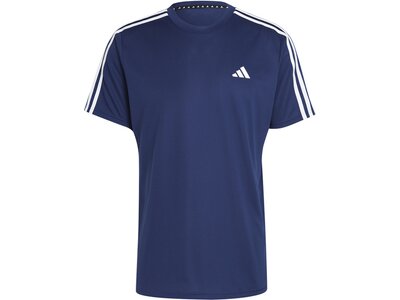 ADIDAS Herren Shirt Train Essentials 3-Streifen Training Blau