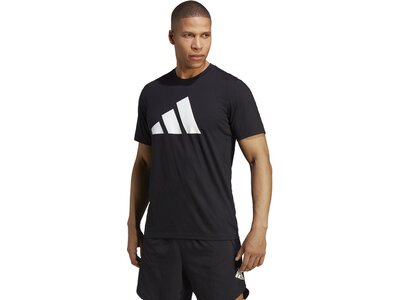 ADIDAS Herren Shirt Train Essentials Feelready Logo Training Schwarz