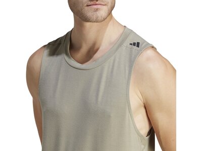 ADIDAS Herren Shirt D4T TANK Grau