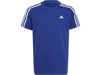 ADIDAS Kinder Shirt Essentials 3-Streifen Cotton Blau