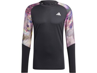 ADIDAS Herren Shirt MEL LS TEE Schwarz