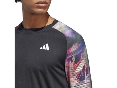 ADIDAS Herren Shirt MEL LS TEE Schwarz