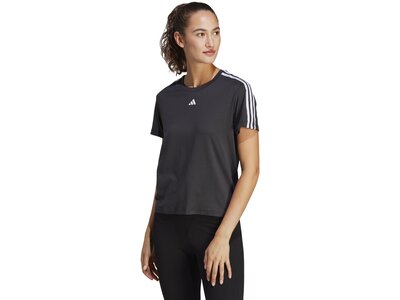 ADIDAS Damen Shirt AEROREADY Train Essentials 3-Streifen Grau