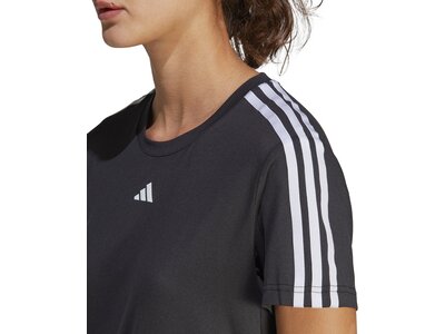 ADIDAS Damen Shirt AEROREADY Train Essentials 3-Streifen Grau