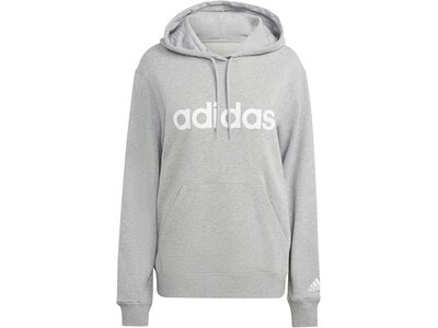 ADIDAS Damen Kapuzensweat Essentials Linear Silber