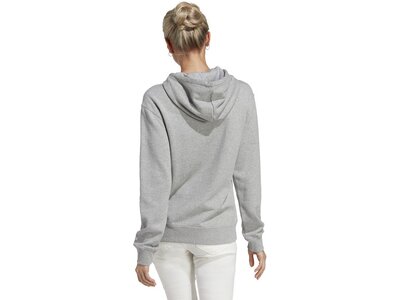 ADIDAS Damen Kapuzensweat Essentials Linear Silber