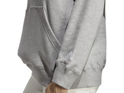 ADIDAS Damen Kapuzensweat Essentials Linear Silber