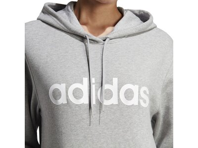 ADIDAS Damen Kapuzensweat Essentials Linear Silber