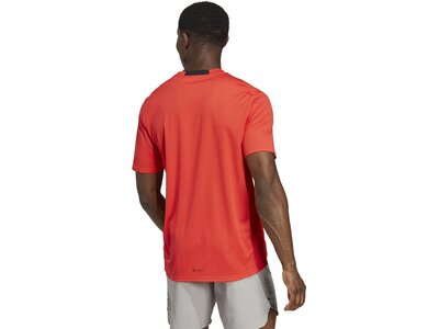 ADIDAS Herren Shirt AEROREADY Designed for Movement Rot