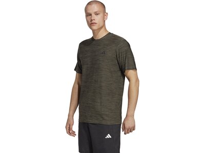 ADIDAS Herren Shirt Train Essentials Stretch Training Grau