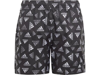 ADIDAS Kinder Badeshorts Logo Print CLX Grau