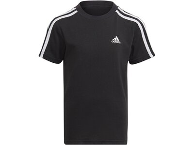 ADIDAS Kinder Shirt Essentials 3-Streifen Cotton Schwarz