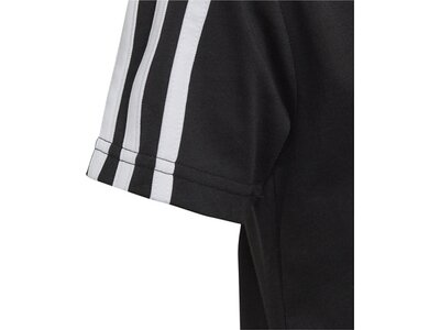 ADIDAS Kinder Shirt Essentials 3-Streifen Cotton Schwarz