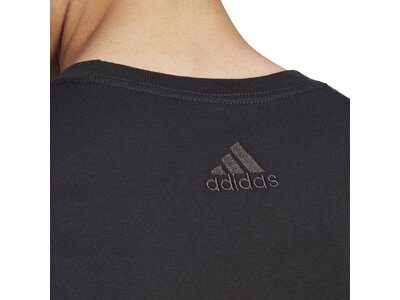 ADIDAS Herren Shirt Essentials Single Jersey Linear Embroidered Logo Schwarz