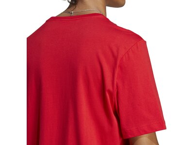 ADIDAS Herren Shirt Essentials Single Jersey Embroidered Small Logo Rot