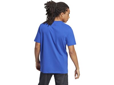 ADIDAS Herren Shirt Essentials Single Jersey Big Logo Blau