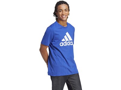 ADIDAS Herren Shirt Essentials Single Jersey Big Logo Blau