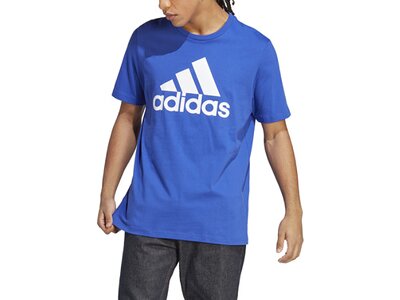 ADIDAS Herren Shirt Essentials Single Jersey Big Logo Blau