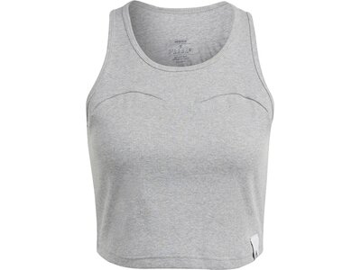 ADIDAS Damen Lounge Rib Tanktop Silber