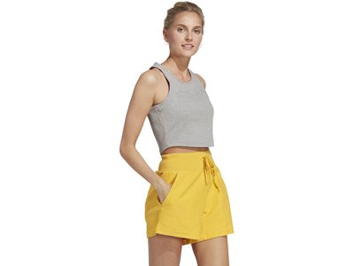 ADIDAS Damen Lounge Rib Tanktop Silber