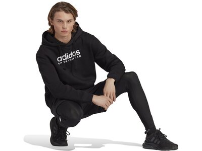 ADIDAS Herren Kapuzensweat All SZN Fleece Graphic Schwarz