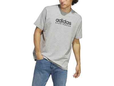 ADIDAS Herren Shirt All SZN Graphic Silber