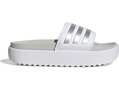 ADIDAS Damen Badeslipper Platform adilette Grau