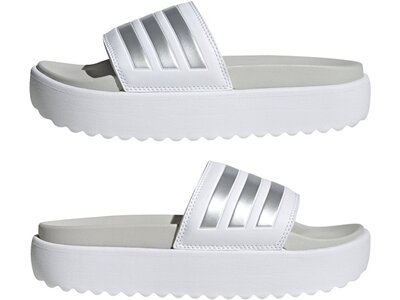 ADIDAS Damen Badeslipper Platform adilette Grau