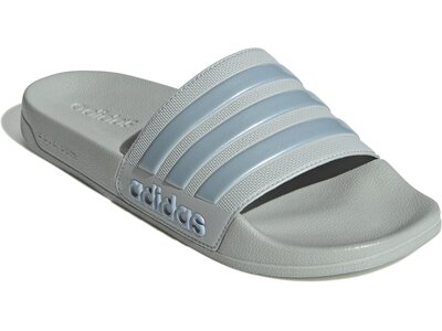 ADIDAS Herren Badeslipper Shower adilette Silber