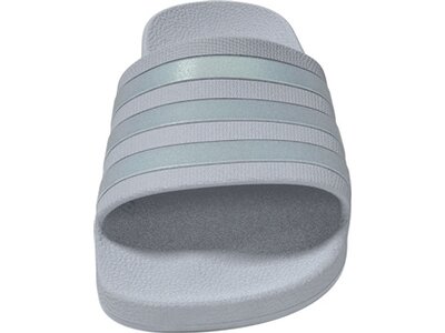 ADIDAS Damen Badeslipper Aqua adilette Silber