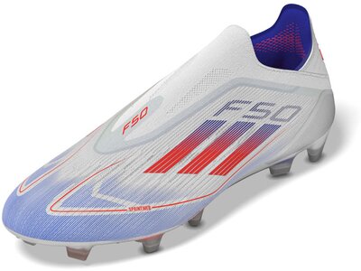 ADIDAS Herren Fussball-Rasenschuhe F50 Elite Laceless FG Silber