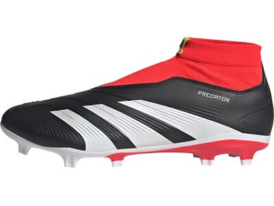 ADIDAS Herren Fussball-Rasenschuhe Predator League Laceless FG Silber