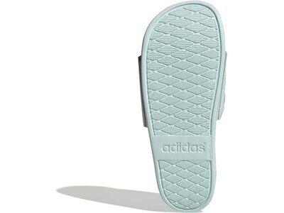 ADIDAS Damen Badeslipper Comfort adilette Silber