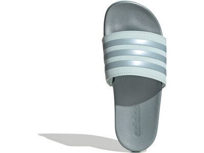 ADIDAS Damen Badeslipper Comfort adilette Silber