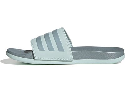 ADIDAS Damen Badeslipper Comfort adilette Silber