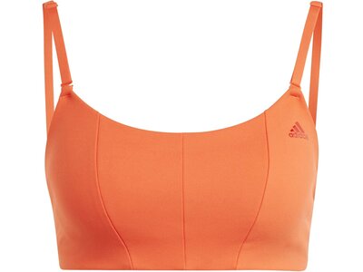 ADIDAS Damen BH Yoga Studio Light-Support Cup D-DD Braun