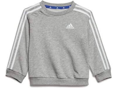 ADIDAS Kinder Sportanzug Essentials 3-Streifen Kids Silber