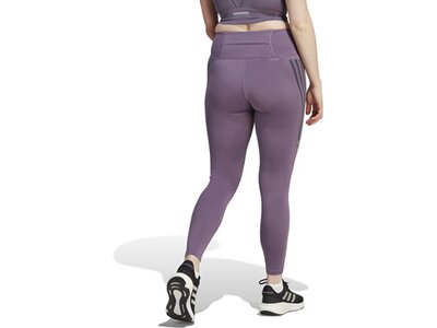 ADIDAS Damen Tights DailyRun 3-Streifen Grau