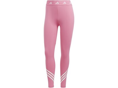 ADIDAS Damen Tight Techfit 3-Streifen Pink