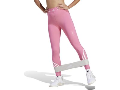 ADIDAS Damen Tight Techfit 3-Streifen Pink