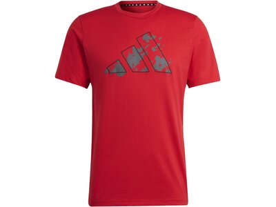 ADIDAS Herren Shirt Train Essentials Seasonal Training Graphic Rot