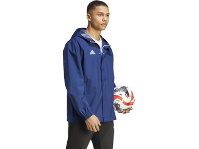 ADIDAS Herren Jacke Entrada 22 All-Weather (normal & lang) Blau