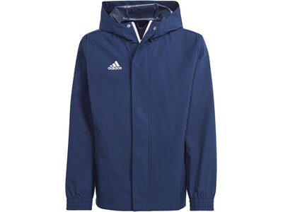 ADIDAS Kinder Jacke Entrada 22 All-Weather Blau