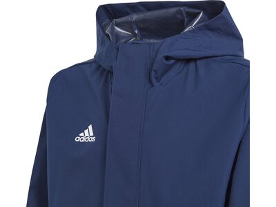 ADIDAS Kinder Jacke Entrada 22 All-Weather Blau