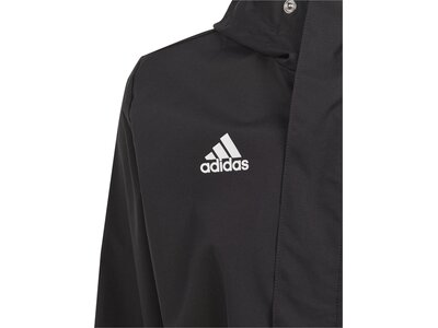 ADIDAS Kinder Jacke Entrada 22 All-Weather Schwarz