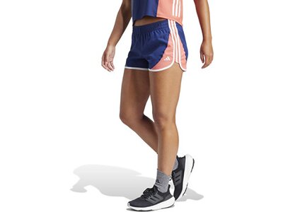 ADIDAS Damen Shorts Own the Run Colorblock (Länge 3 Zoll) Blau