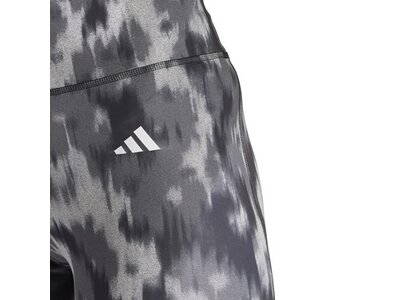 ADIDAS Damen Tight Optime Essentials Allover Print Flower Tie-Dye Grau