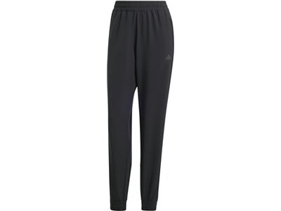 ADIDAS Damen Sporthose Pacer All Gym 3-Streifen Woven Mid-Rise Schwarz