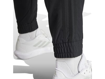 ADIDAS Damen Sporthose Pacer All Gym 3-Streifen Woven Mid-Rise Schwarz