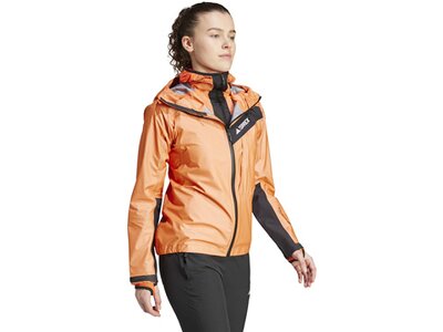 ADIDAS Damen Funktionsjacke Terrex Techrock Light GORE-TEX Active Rot